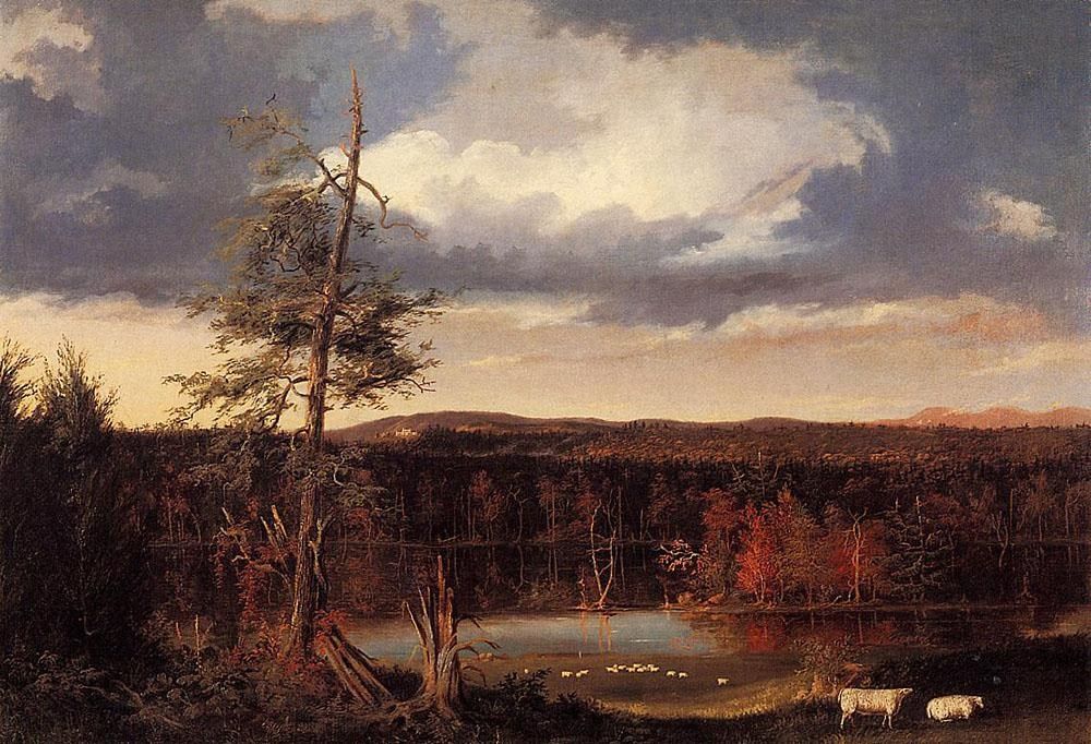 Thomas Cole the Seat of Mr. Featherstonhaugh in the Distance